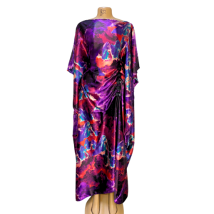 Udgoon Printed Kaftan – Galaxy Orchid (Free Size)