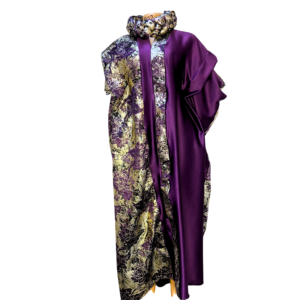 Imperial Plum Brocade Boubou