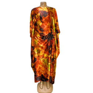 Udgoon Printed Kaftan – Molten Sunset (Free Size)