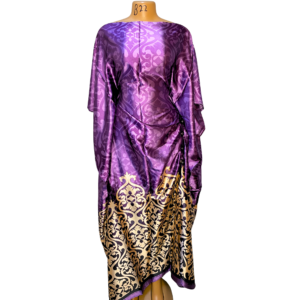 Udgoon Printed Kaftan – Royal Amethyst (Free Size)