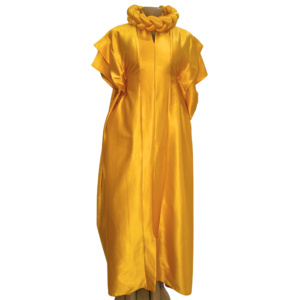 Sun Gold Plain Boubou Gown